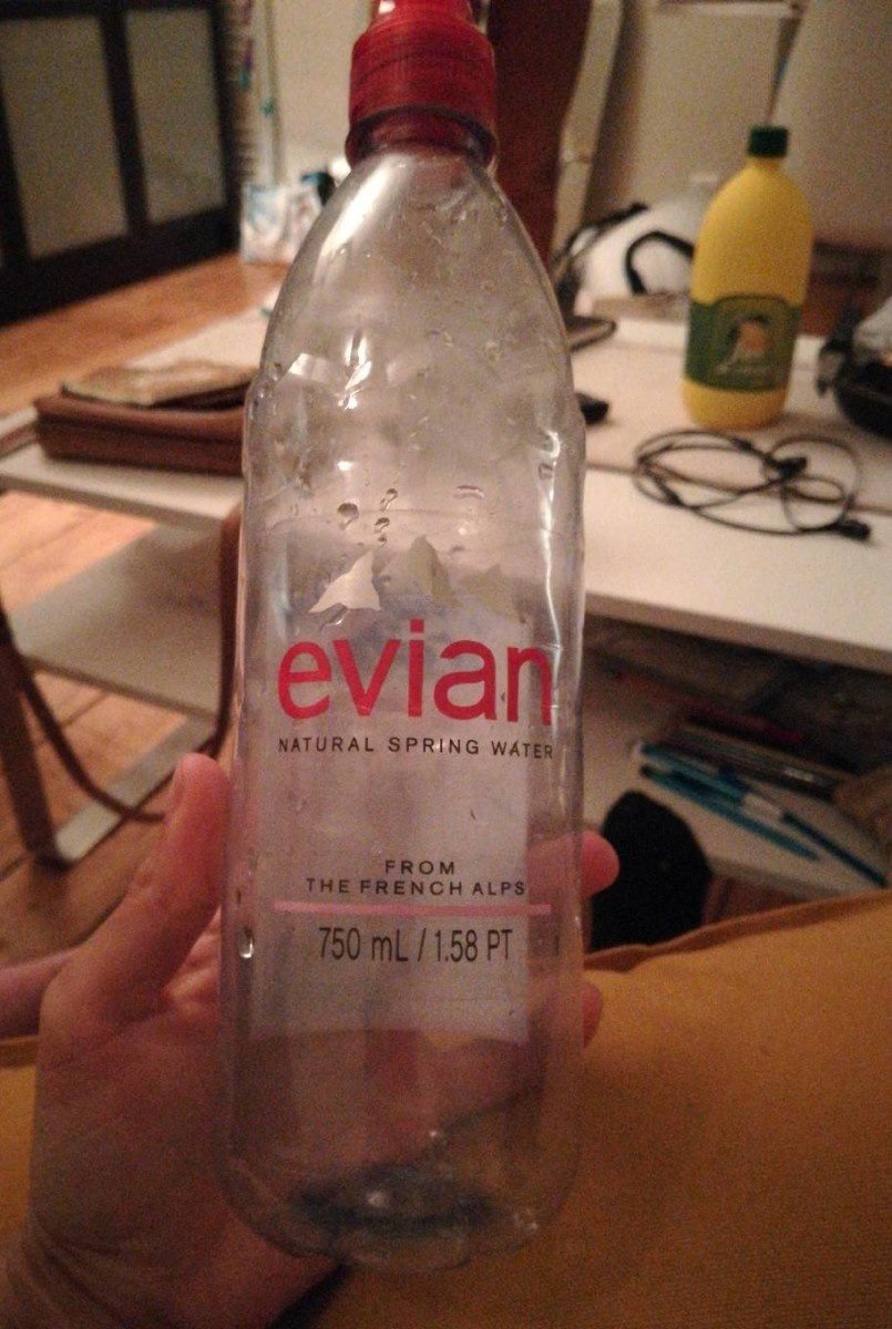 Evian Natural Spring Water Still 16.9 fl oz — Front view