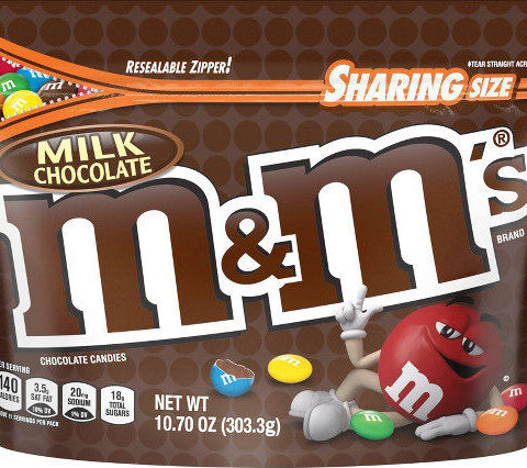 M&M's Chocolate Candy Caramel 10.7 oz — front of pack
