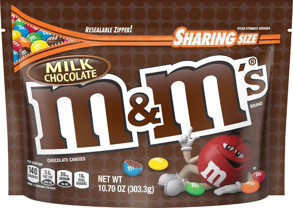 M&M's Chocolate Candy Caramel 10.7 oz — Front view
