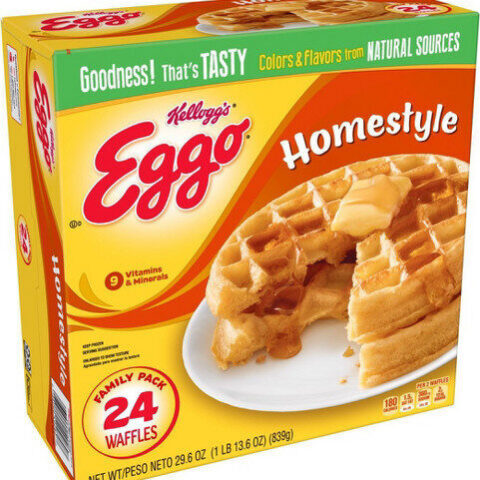 Eggo Frozen Waffles Homestyle 24-Count — front of pack