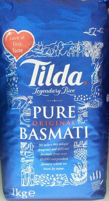 Tilda Basmati Rice Pure Original 2 lb — front of pack