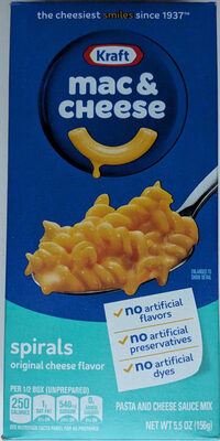 Kraft Macaroni & Cheese Spirals 12-Pack — front of pack