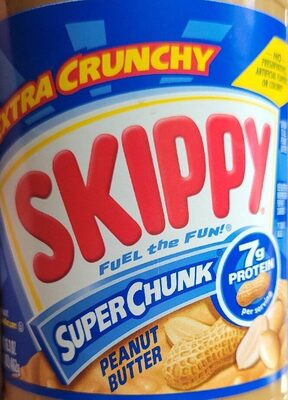 Skippy Peanut Butter Super Chunk 16.3 oz — front of pack