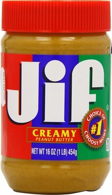 Jif Peanut Butter Creamy 28 oz — front of pack