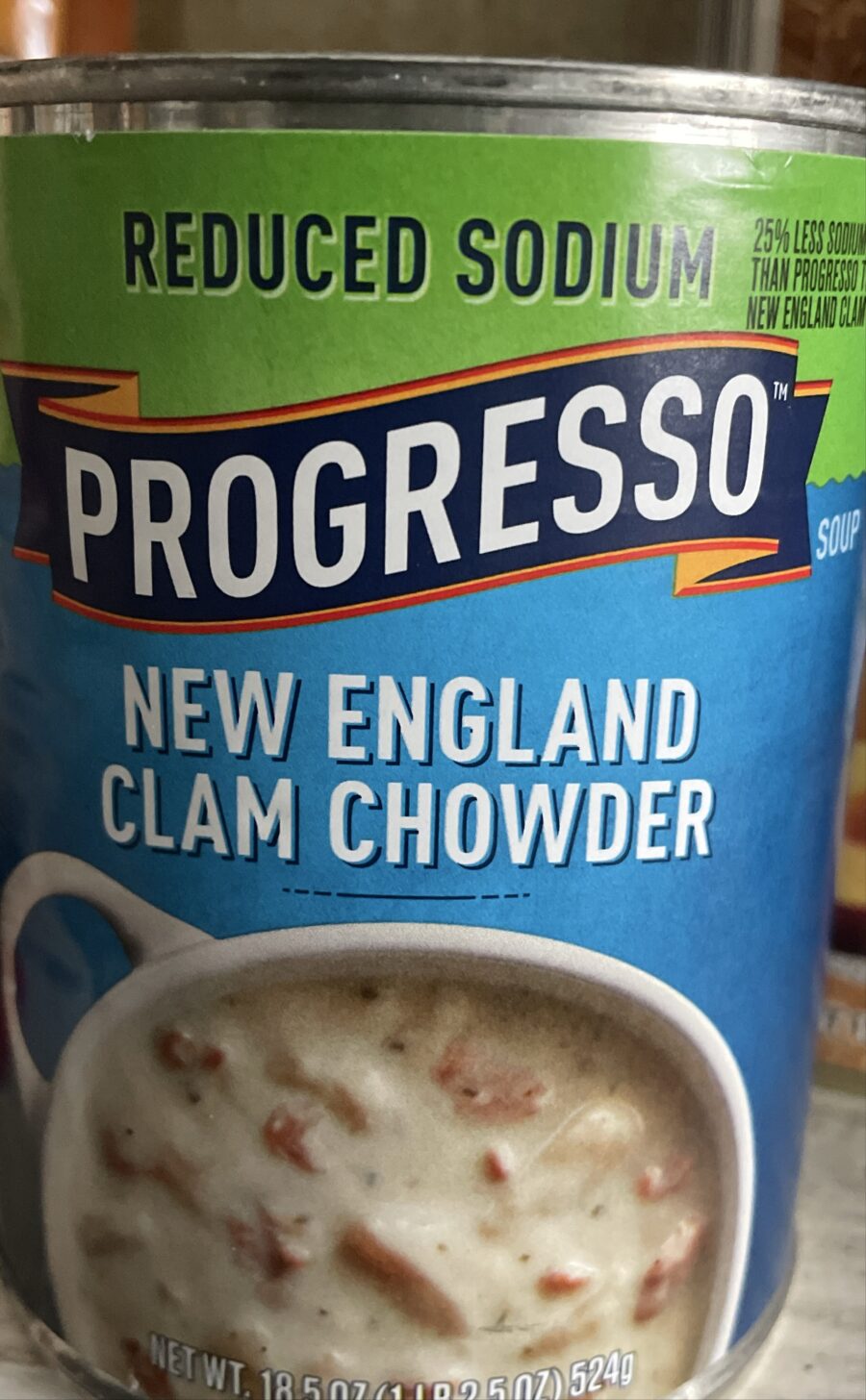 Progresso Traditional Soup New England Clam Chowder 18.5 oz — Front view
