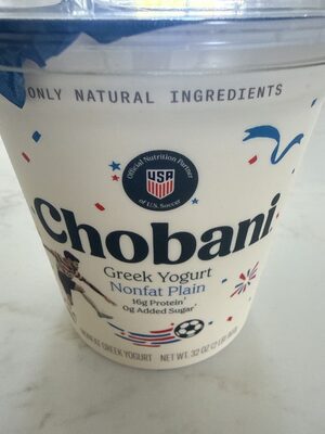 Chobani Greek Yogurt Plain 4-Pack — front of pack