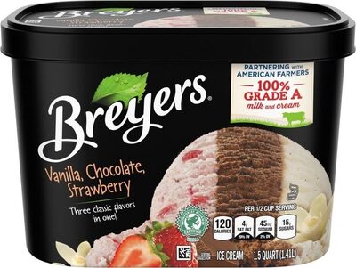Breyers Ice Cream Chocolate 64 fl oz — front of pack