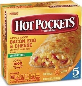 Hot Pockets Stuffed Sandwiches Ham & Cheese 2-Count — front of pack