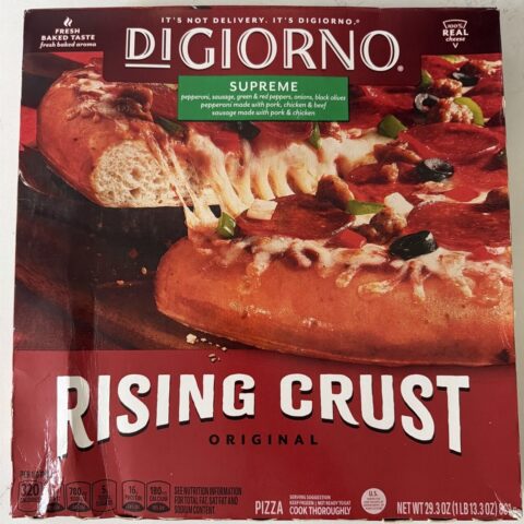 DiGiorno Rising Crust Pizza Supreme 12 in — front of pack