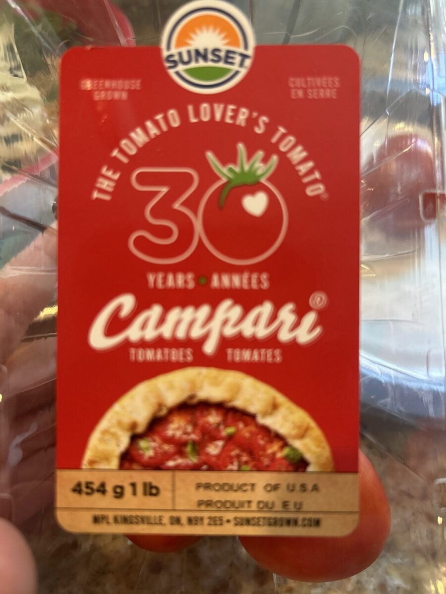 Sunset Roma Tomatoes Fresh 4-Count — Front view