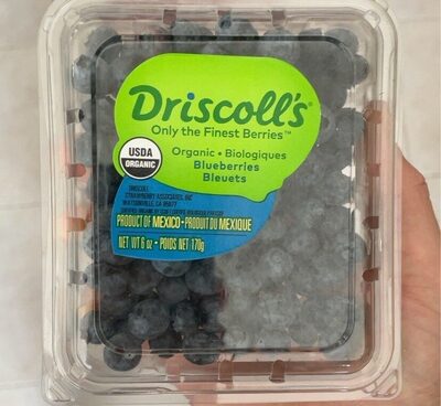 Driscoll’s Blueberries Organic 11 oz — front of pack