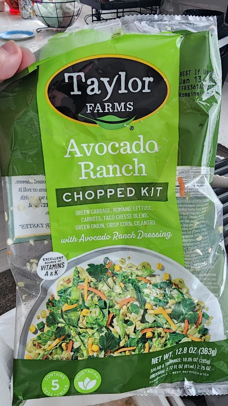 Taylor Farms Salad Kit Avocado Ranch 8.5 oz — Front view