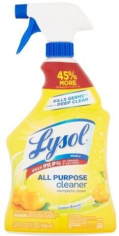 Lysol Multi-Surface Cleaner Lemon Breeze 22 fl oz — front of pack