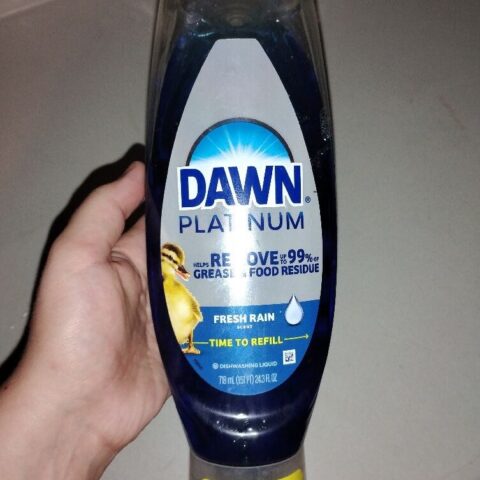 Dawn Dish Soap Free & Clear 18 fl oz — front of pack