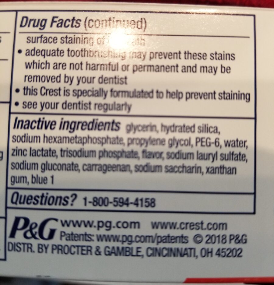 Crest Toothpaste Gum Detoxify 3-Pack — Front view
