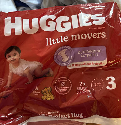 Huggies Diapers Little Snugglers Size 5 50-Count — front of pack