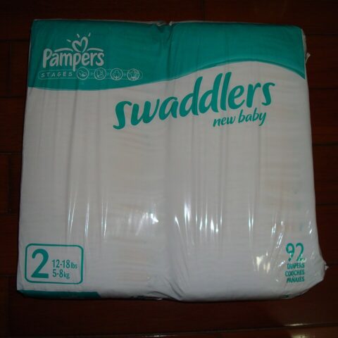Pampers Diapers Swaddlers Size 5 50-Count — front of pack