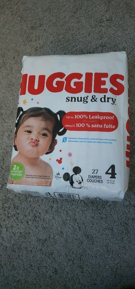 Huggies Diapers Little Snugglers Size 3 66-Count — Front view
