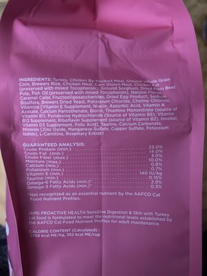 Iams Dry Cat Food Salmon 16 lb — front of pack