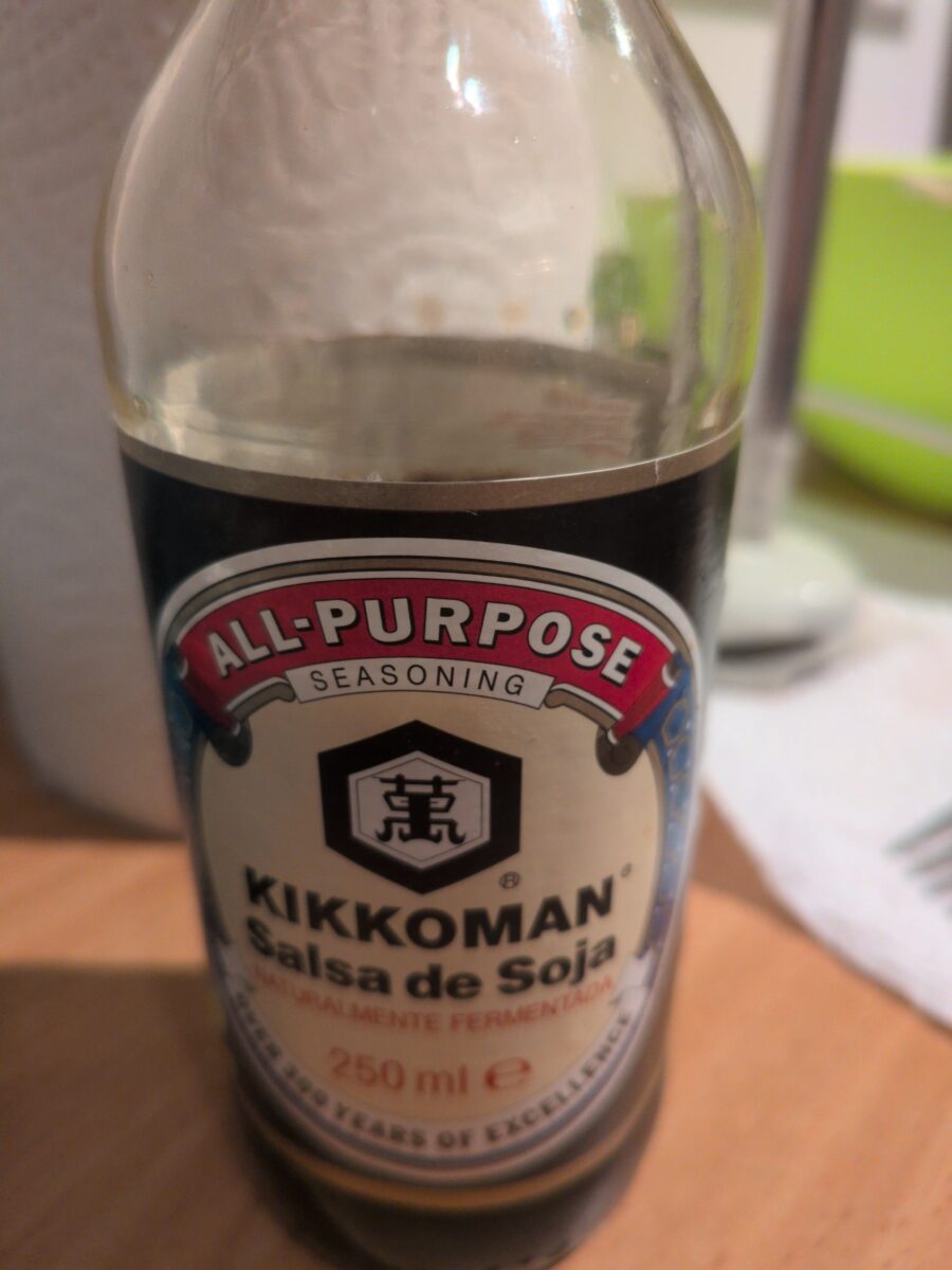 Kikkoman Soy Sauce Traditionally Brewed 10 fl oz — Front view