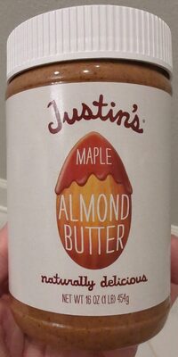 Justin’s Almond Butter Maple 1.15 oz — front of pack